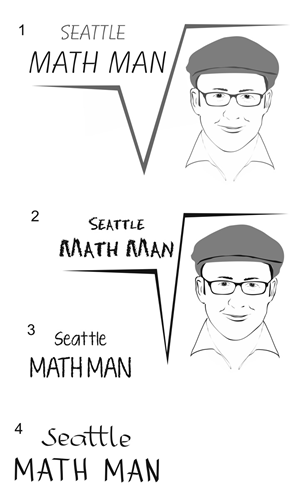 Logo Design by IneseRo for Seattle Math Man | Design: #1562182