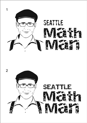 Logo Design by IneseRo for Seattle Math Man | Design #1579515