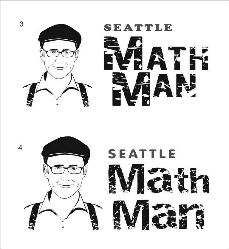 Logo Design by IneseRo for Seattle Math Man | Design #1580485