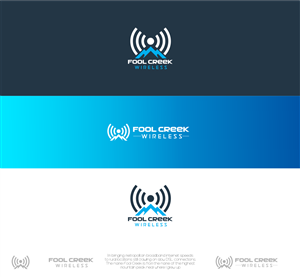 Logo Design by M Sidik Pramono for Fool Creek Wireless | Design: #5727961