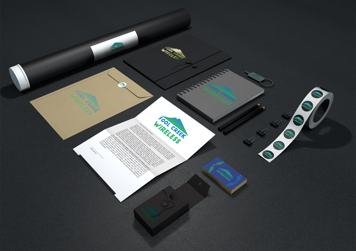Logo Design by gareygeorge for Fool Creek Wireless | Design #5734707