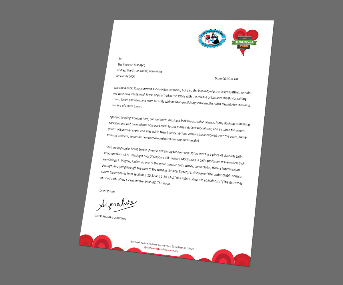 Letterhead Design by kousik for this project | Design #5732329