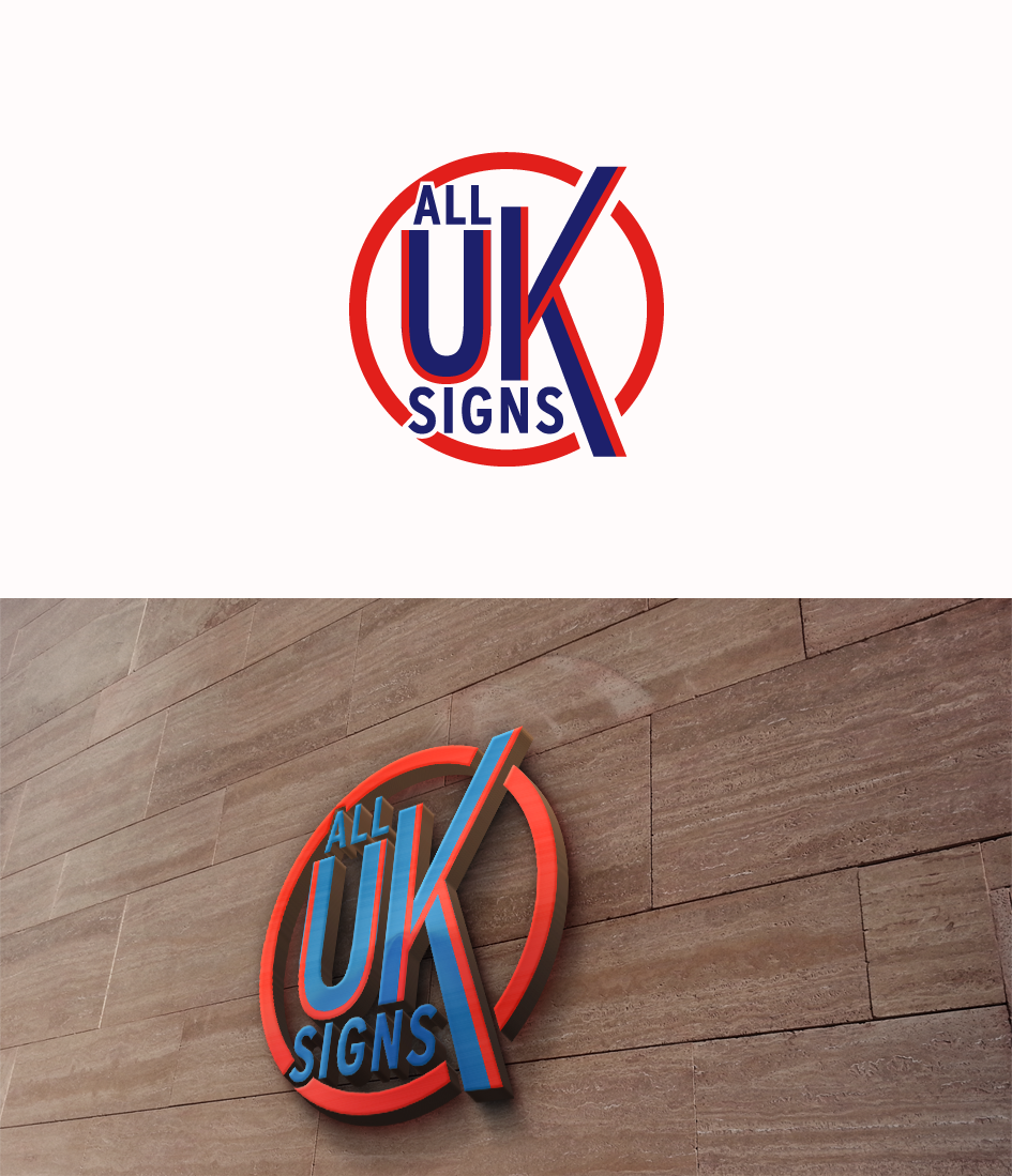 Logo Design by trufya for All UK Signs | Design #5863014