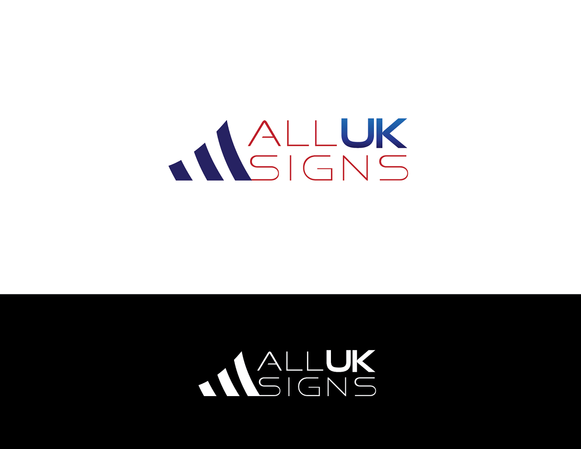 Logo Design by Okan Mawon for All UK Signs | Design #5817180