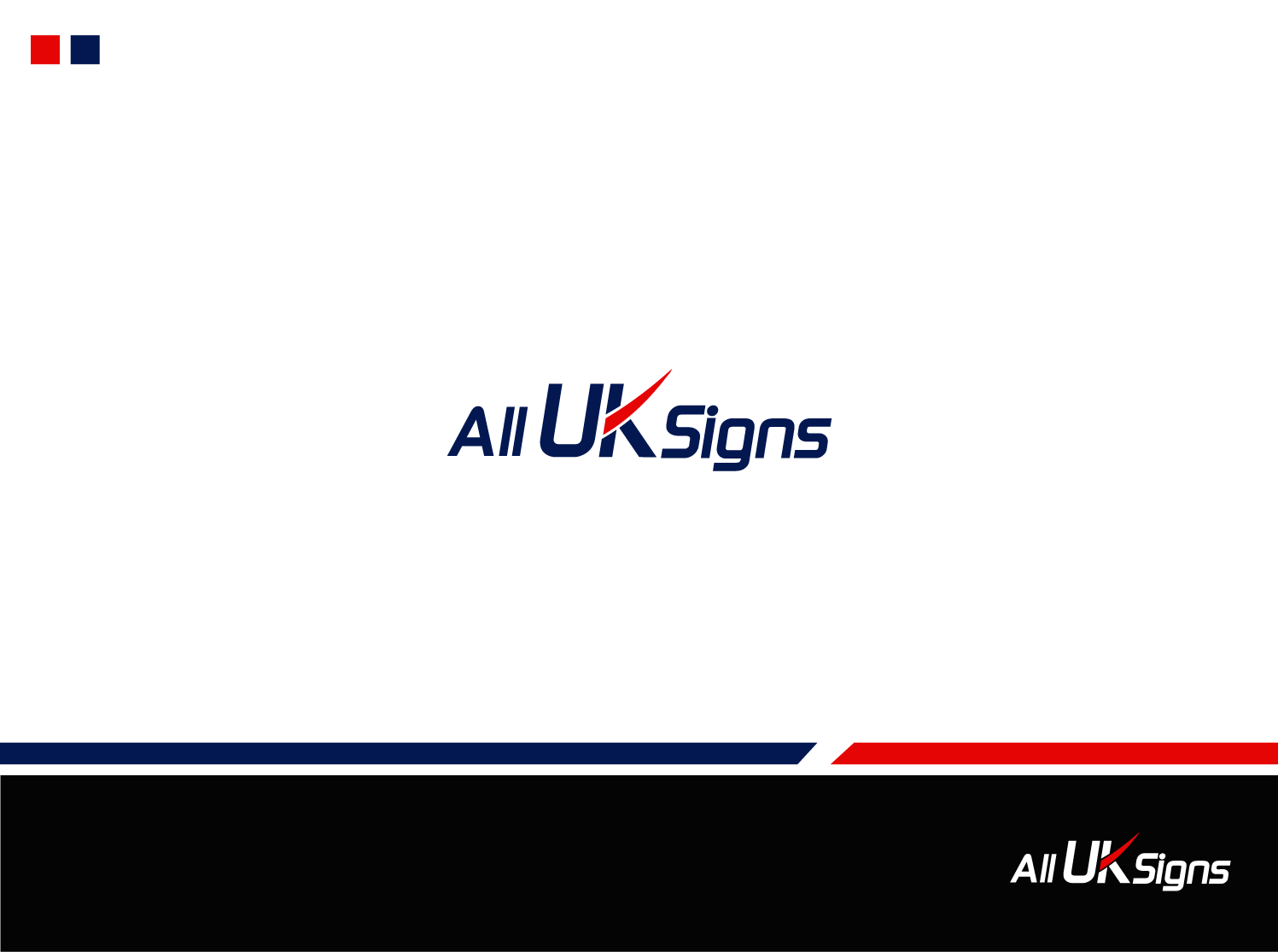 Logo Design by Graphix Lab for All UK Signs | Design #5852164