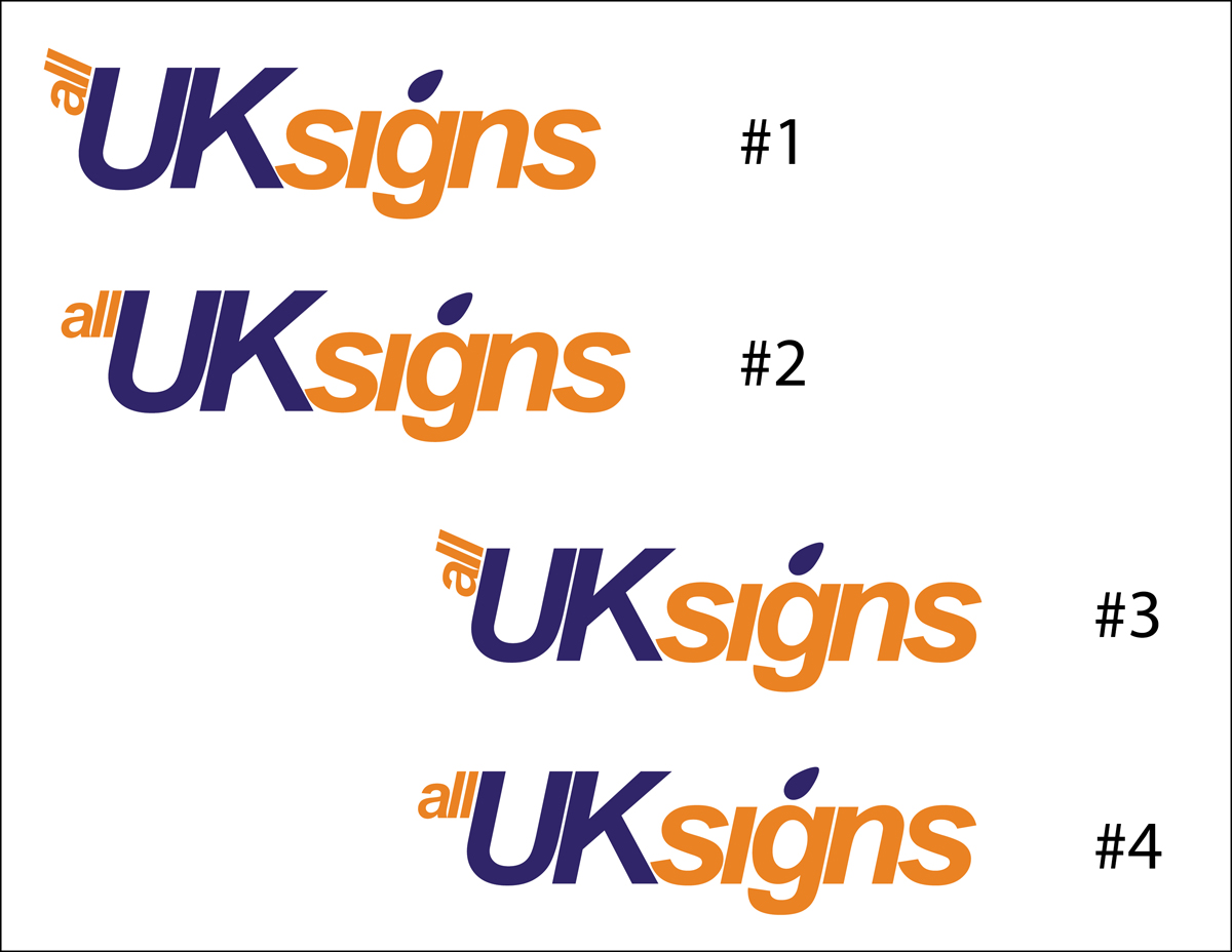 Logo Design by M.S. for All UK Signs | Design #5925616