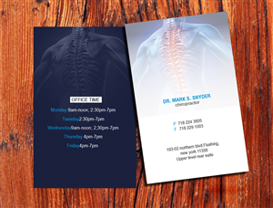Business Card Design by snowymasterdesigns for this project | Design: #5796342