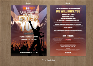 Flyer-Design von JASONKOon für The Big Act Ltd | Design #5775651