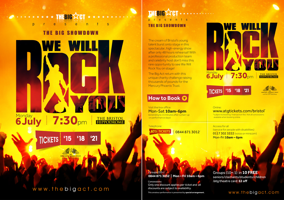 Flyer Design by Theziners for The Big Act Ltd | Design: #5921699