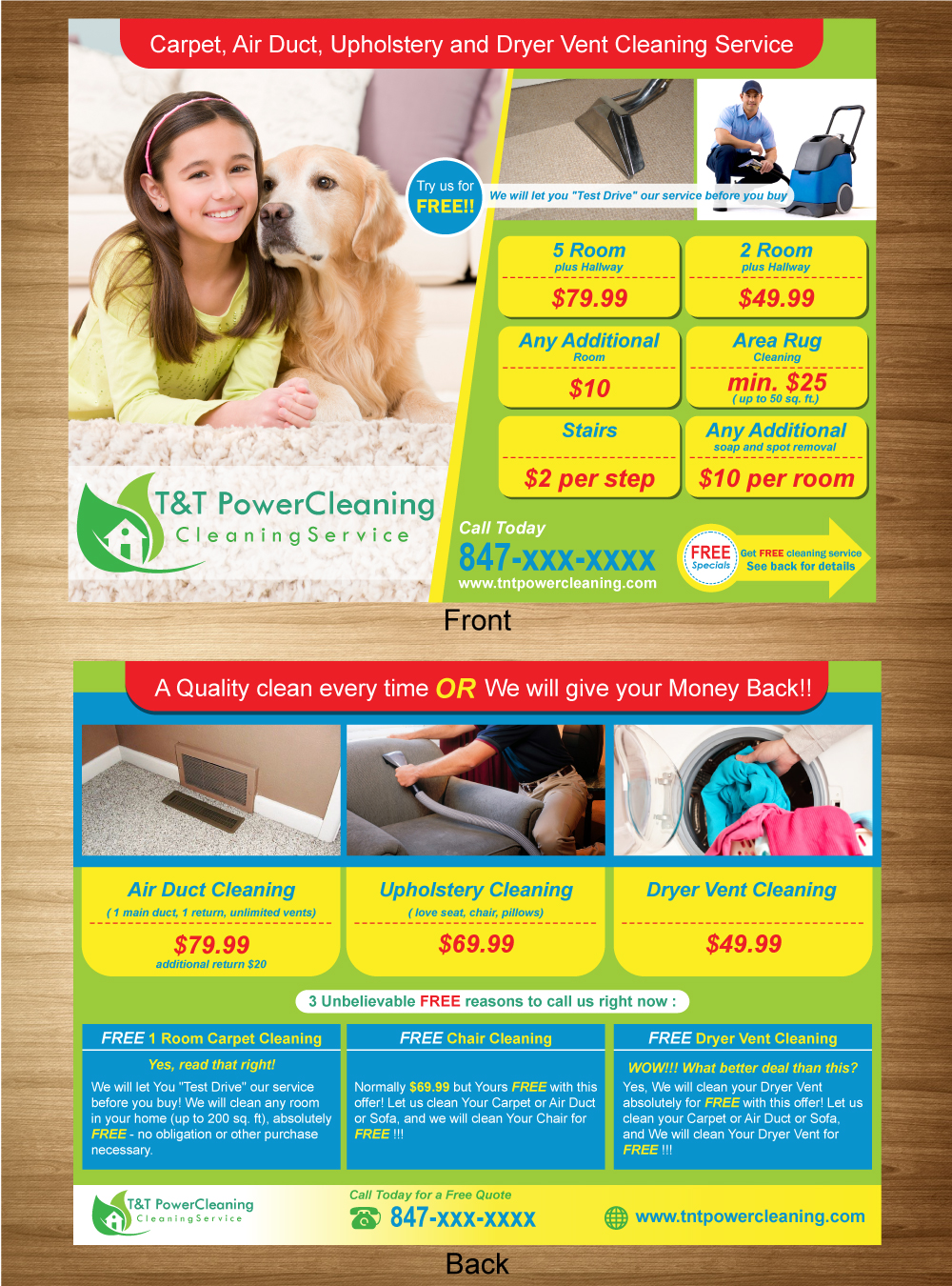 Graphic Design by Parul for T&T PowerCleaning | Design #5739855