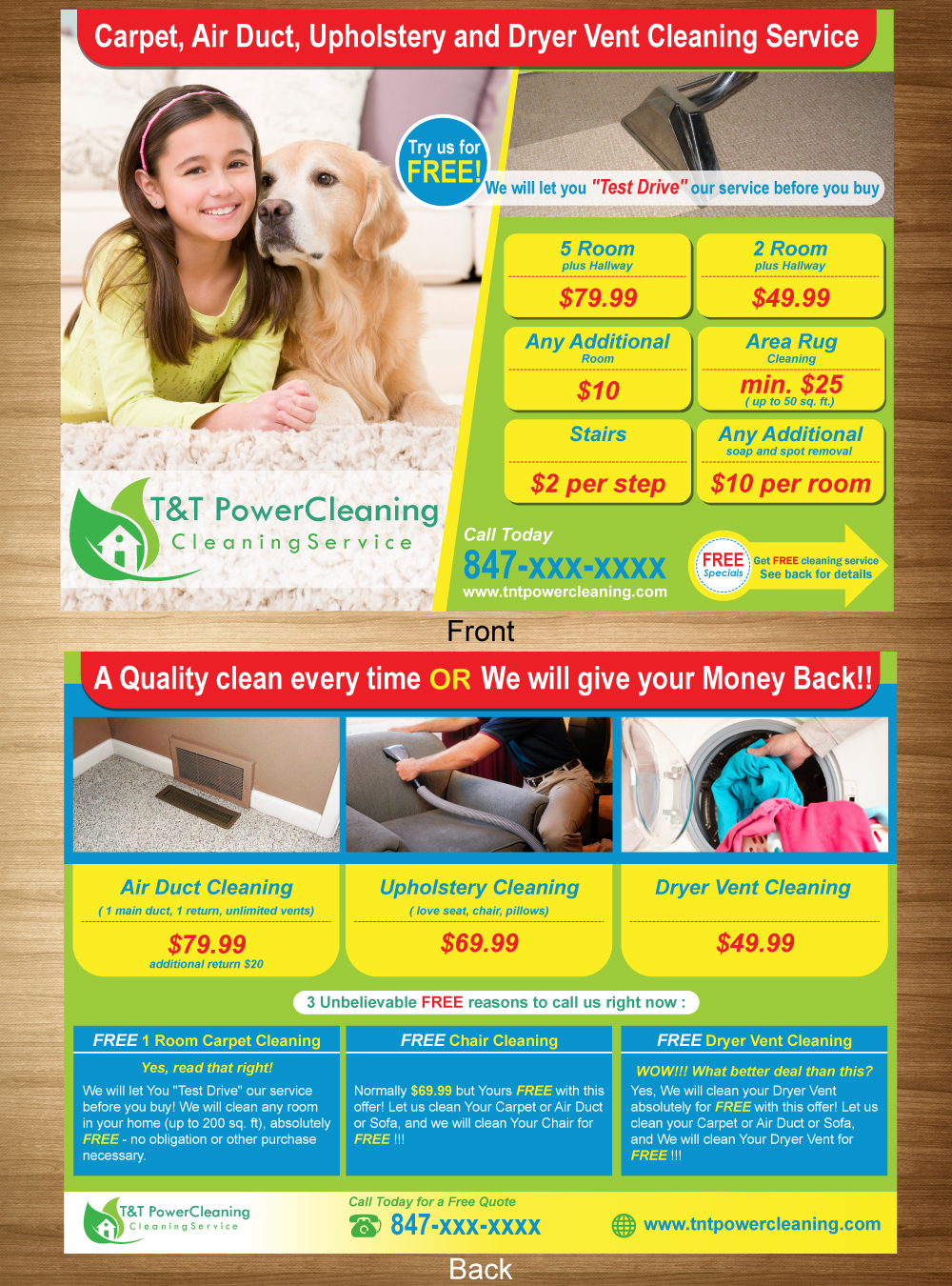 Graphic Design by Parul for T&T PowerCleaning | Design #5748908