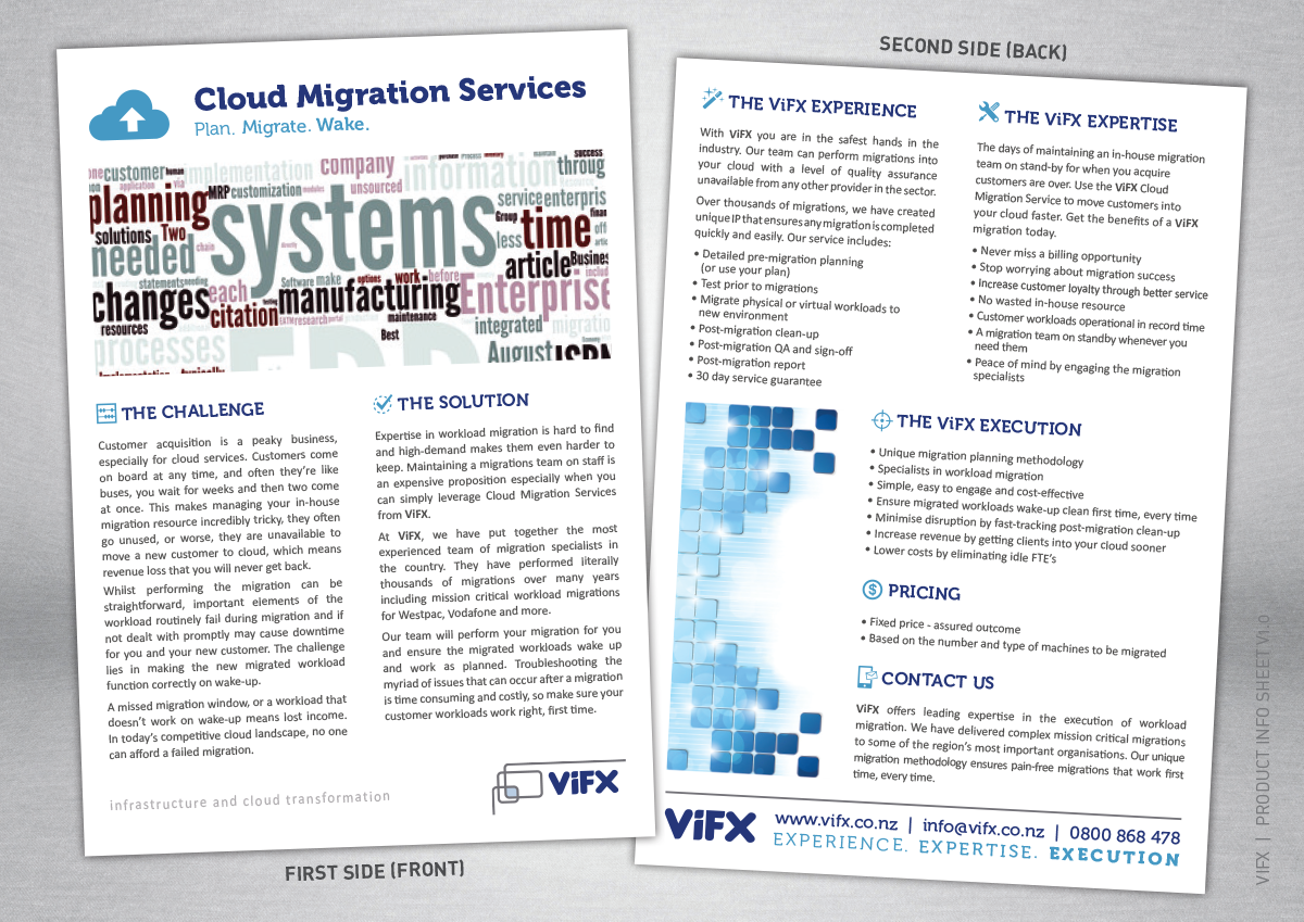 Flyer Design by CharlotteJ for ViFX | Design #1592687