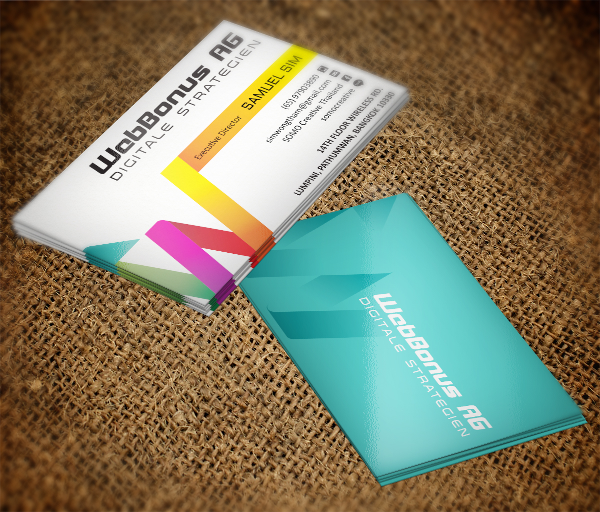 Diseño de Tarjeta de Presentación por Grafactory para Seodiddy | Diseño #5803079