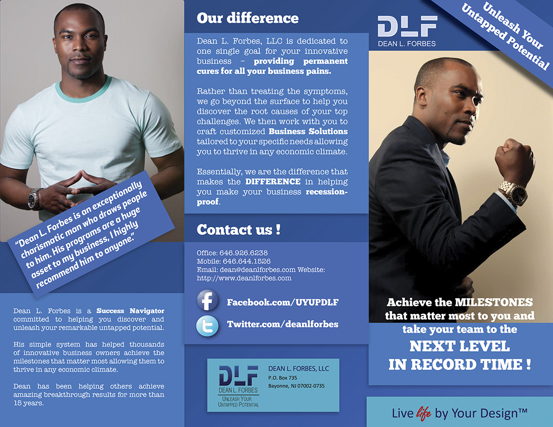 Broschüren-Design von Lego83 für Dean L. Forbes, LLC | Design #5743465