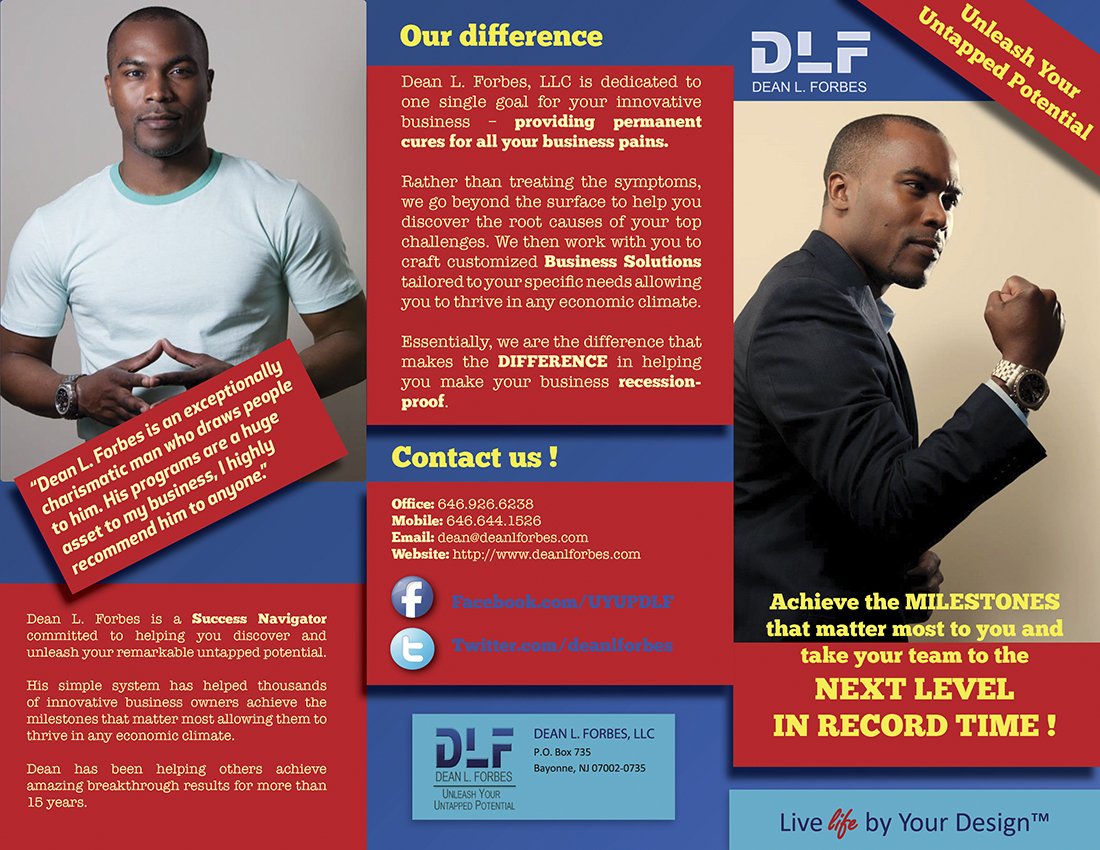 Brochure Design by Lego83 for Dean L. Forbes, LLC | Design #5744947