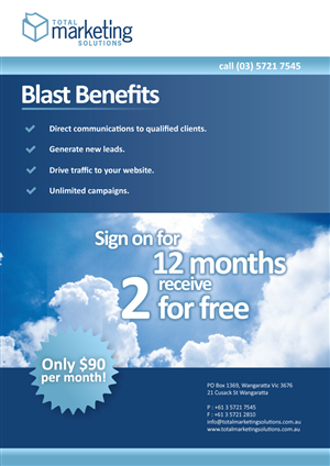 Flyer Design by MDS - bonusplusdesign.com for TMS | Design: #304205