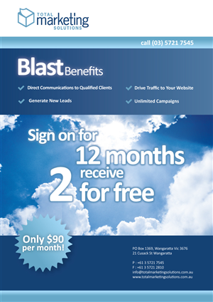 Flyer Design by MDS - bonusplusdesign.com for TMS | Design: #304213