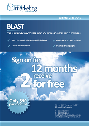 Flyer Design by MDS - bonusplusdesign.com for TMS | Design: #305385