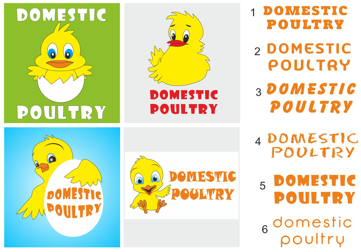Logo Design by IneseRo for Domestic Poultry | Design #1565877