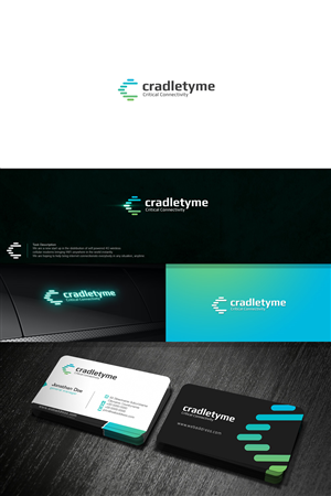 cradletyme. Slogan is Mission Critical Connectivity | Diseño de Logo por Solidus