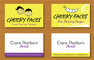 Cheeky Faces - Face Painting Company requires business card design | Business Card Design by Ekanite