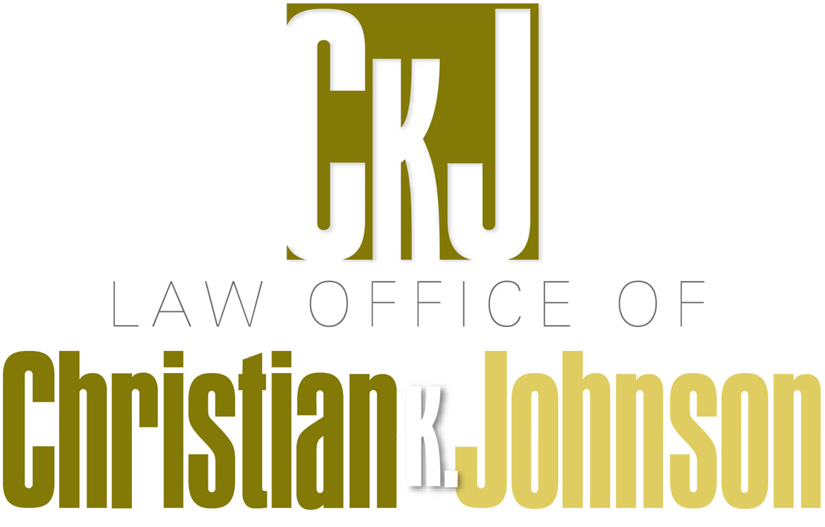 Logo Design by Lance Palmer for Law Office of Christian K. Johnson  | Design #5740127