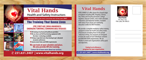 Postcard Design by Venus L. Penaflor for Vital Hands LLC | Design: #5735422