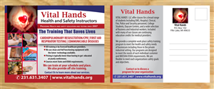Postcard Design by Venus L. Penaflor for Vital Hands LLC | Design: #5738547