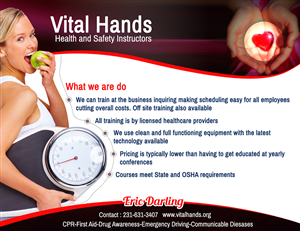 Postcard Design by grapixzone for Vital Hands LLC | Design: #5776300