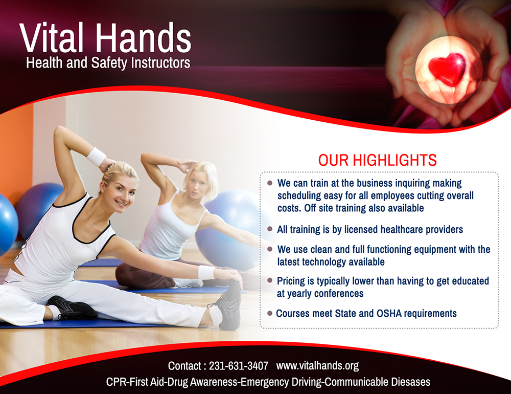 Postcard Design by grapixzone for Vital Hands LLC | Design #5778606