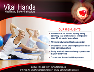 Postcard Design by grapixzone for Vital Hands LLC | Design: #5778606