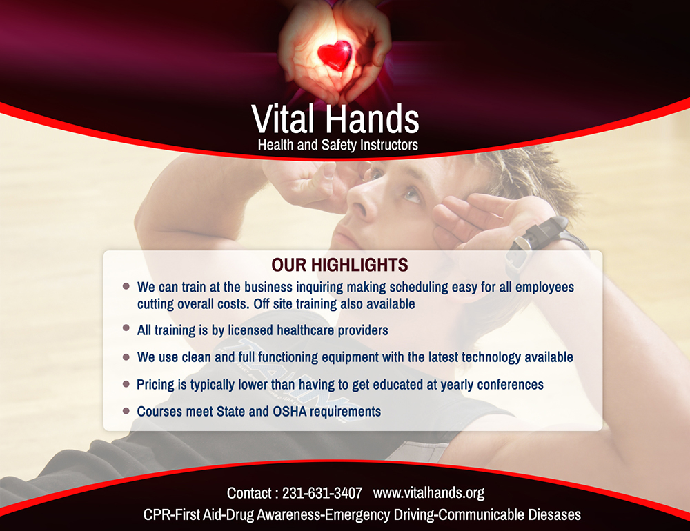 Design de Carte Postale par grapixzone pour Vital Hands LLC | Design #5778624