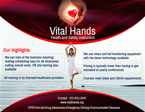 Postcard Design by grapixzone for Vital Hands LLC | Design: #5778632