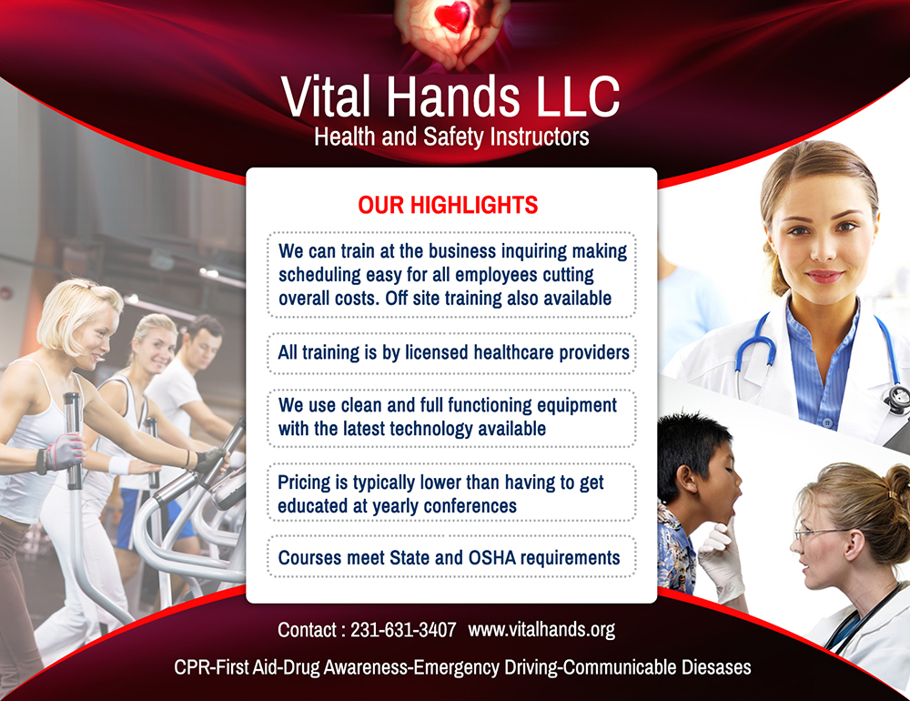 Postcard Design by grapixzone for Vital Hands LLC | Design #5780388