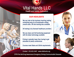 Postcard Design by grapixzone for Vital Hands LLC | Design: #5780388