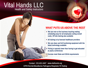 Postcard Design by grapixzone for Vital Hands LLC | Design: #5789774