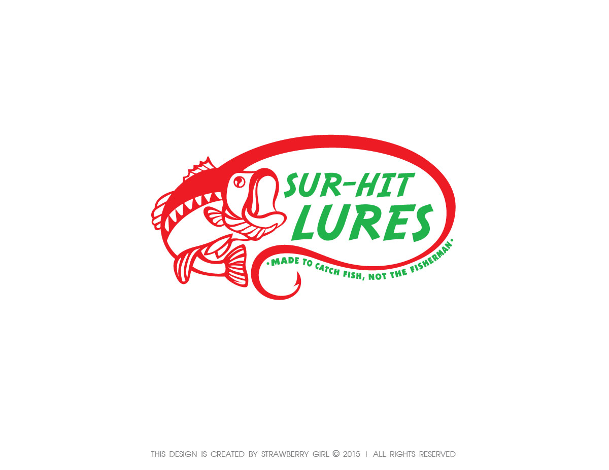 Logo Design by Strawberry Girl for Sur-Hit Lures | Design #5843769