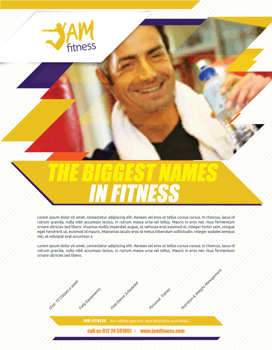 Flyer-Design von klakson für JAM Fitness | Design #1566800