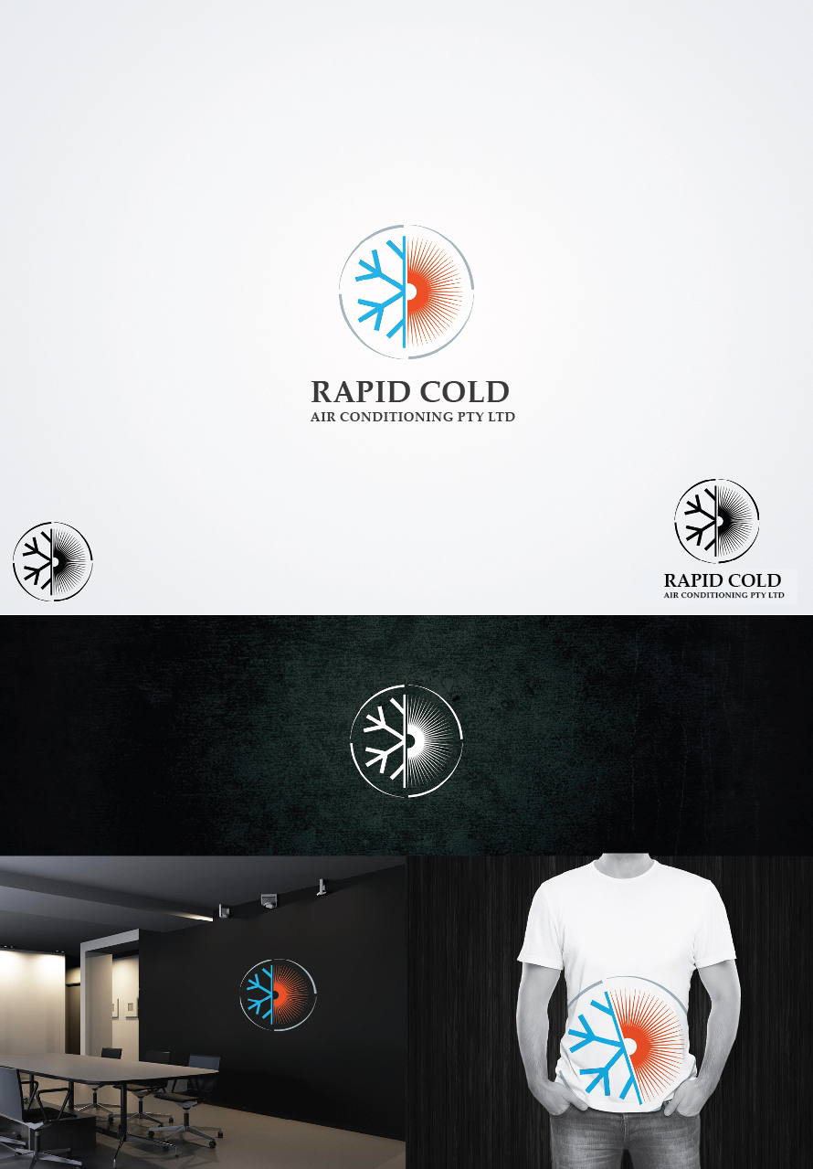Logo Design by alizainbarkat for Rapid Cold Airconditioning Pty Ltd | Design #5747519