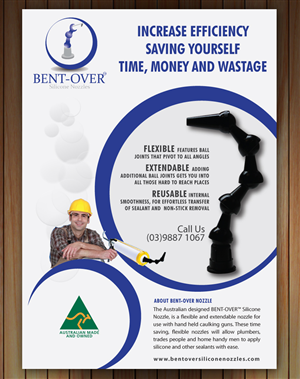 Advertisement Design by Sbss for BENT-OVER Silicone Nozzles | Design: #1571491