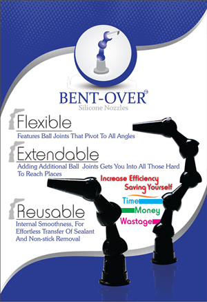 Advertisement Design by makewell graphic for BENT-OVER Silicone Nozzles | Design #1566818