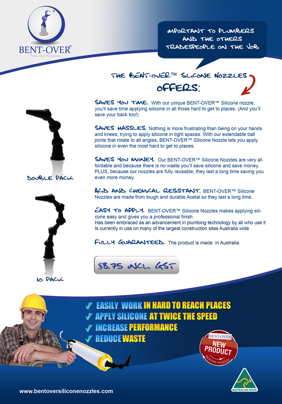 Design Publicitaire par Juni pour BENT-OVER Silicone Nozzles | Design #1568369