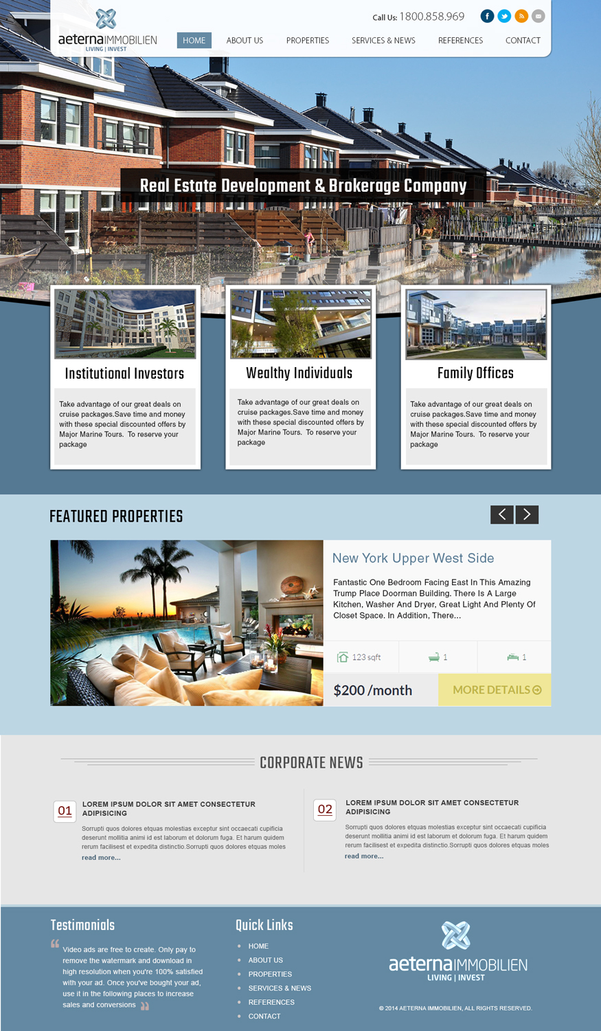 Web Design by webxvision for this project | Design #5748387