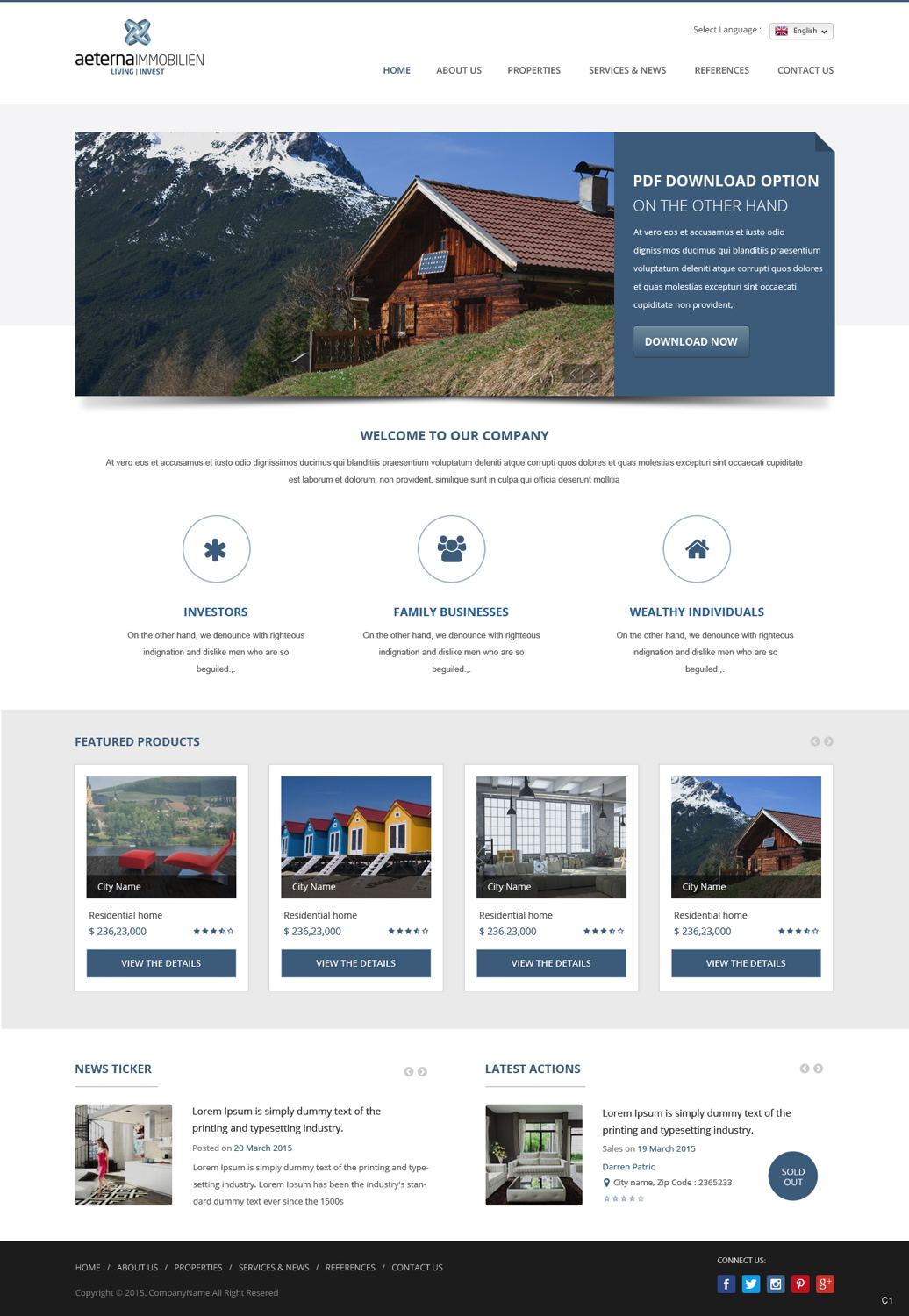 Web Design by pb for this project | Design #5735084