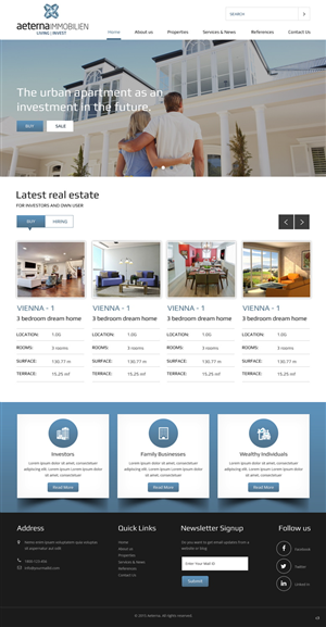Web Design by pb for this project | Design: #5735090