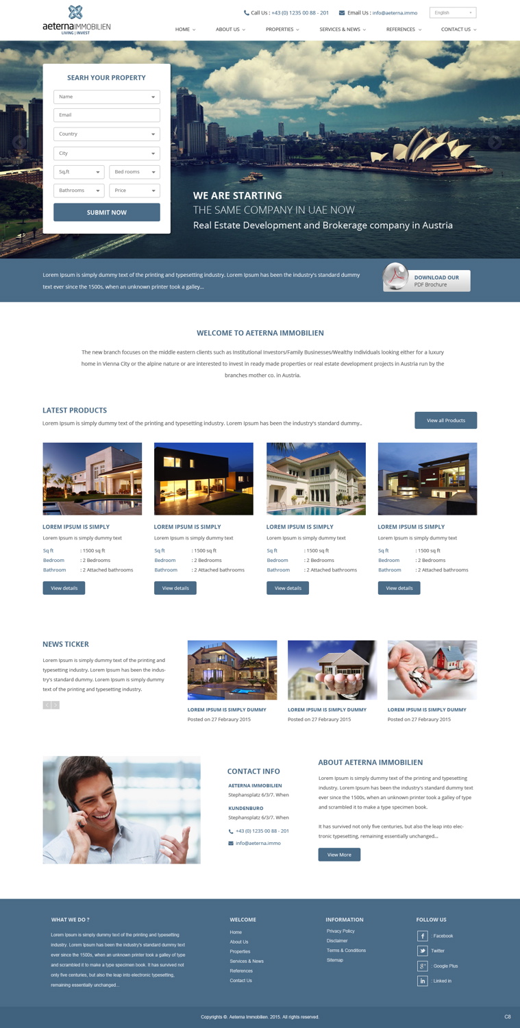 Web Design by pb for this project | Design #5735097