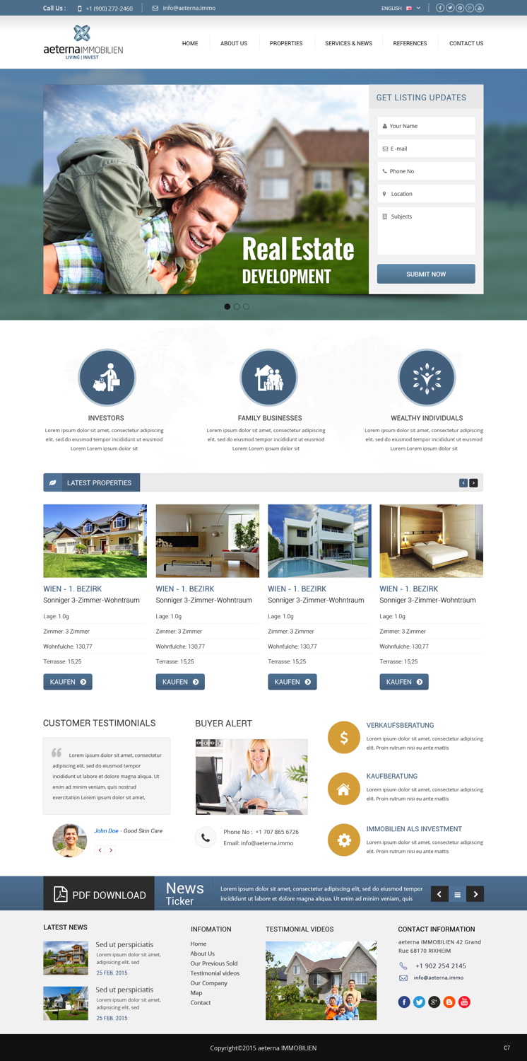 Web Design by pb for this project | Design #5735106