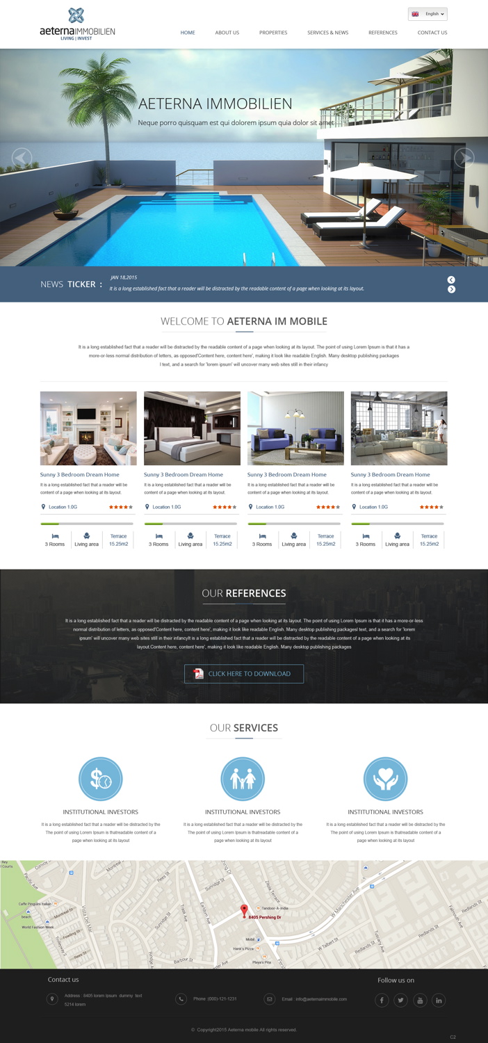 Web Design par pb pour ce projet | Design #5735107