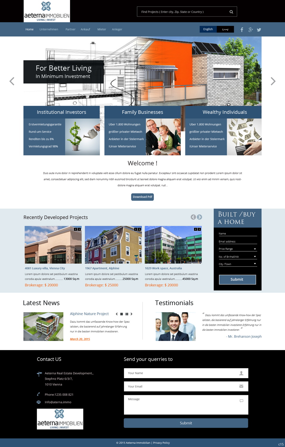 Web Design by pb for this project | Design #5735114