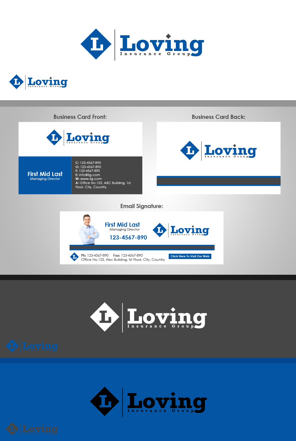 Logo Design by Moustache-Graphics for Loving Insurance Group | Design #5742577